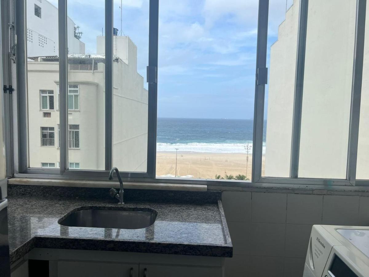 Deslumbrante Vista Mar Na Praia De Copacabana Apartment Rio de Janeiro Exterior foto